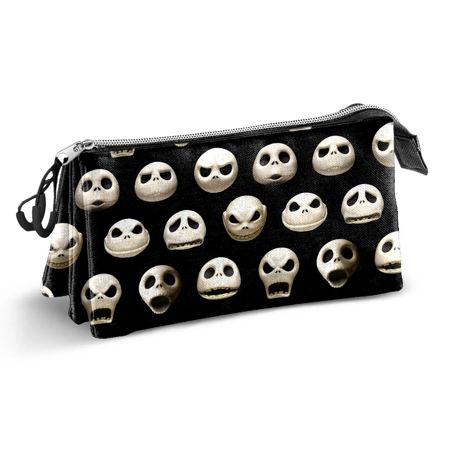 Disney L'Étrange Noël de Monsieur Jack Face Trousse Triple, Noir 2/2