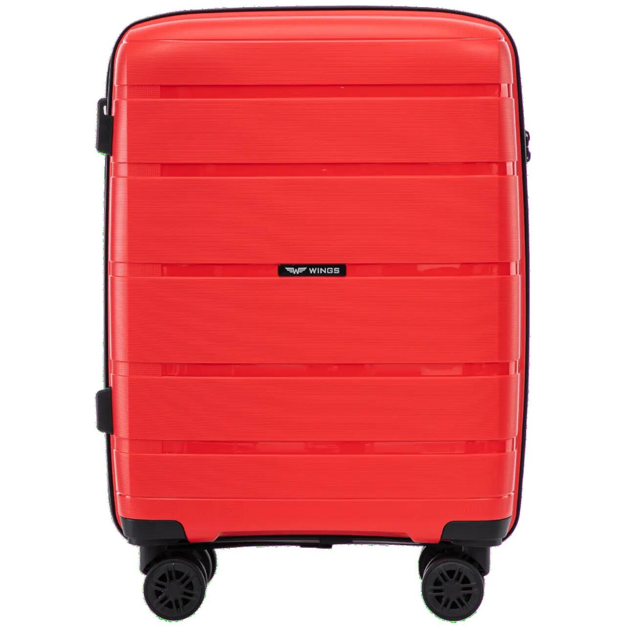 Valise cabine Wings HAWFINCH 2.0 polypropylène 20" ROUGE 2/10