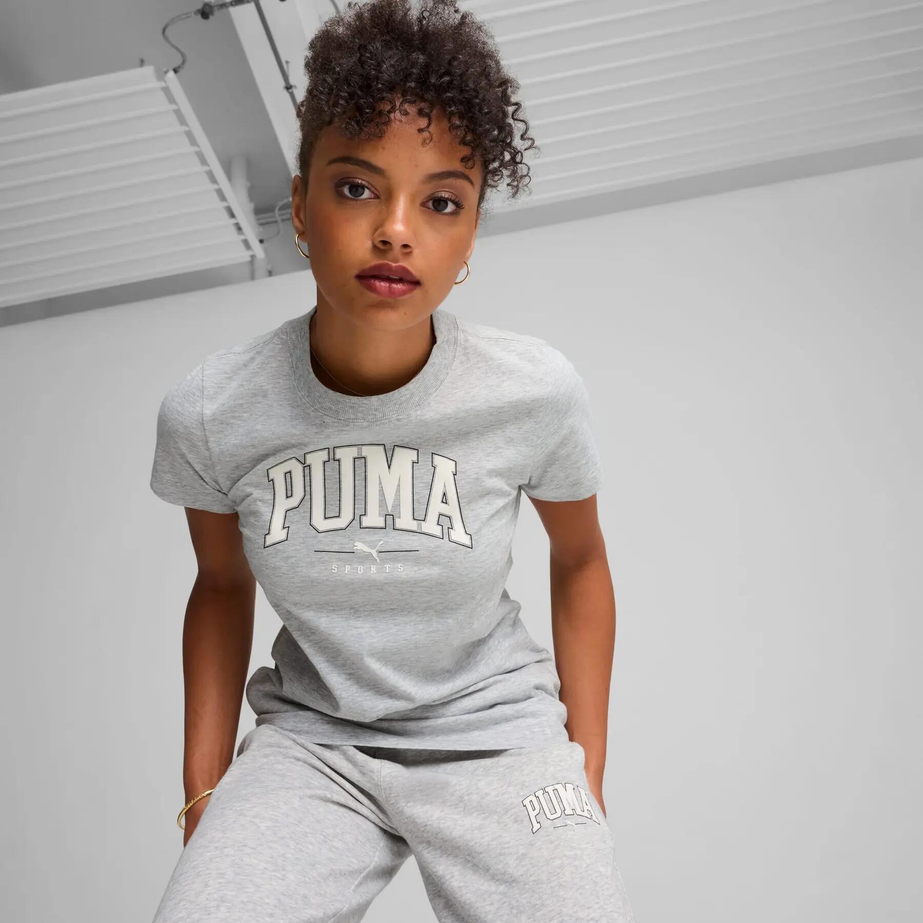 Camisa esportiva feminina Puma SQUAD GRAPHIC 3/5