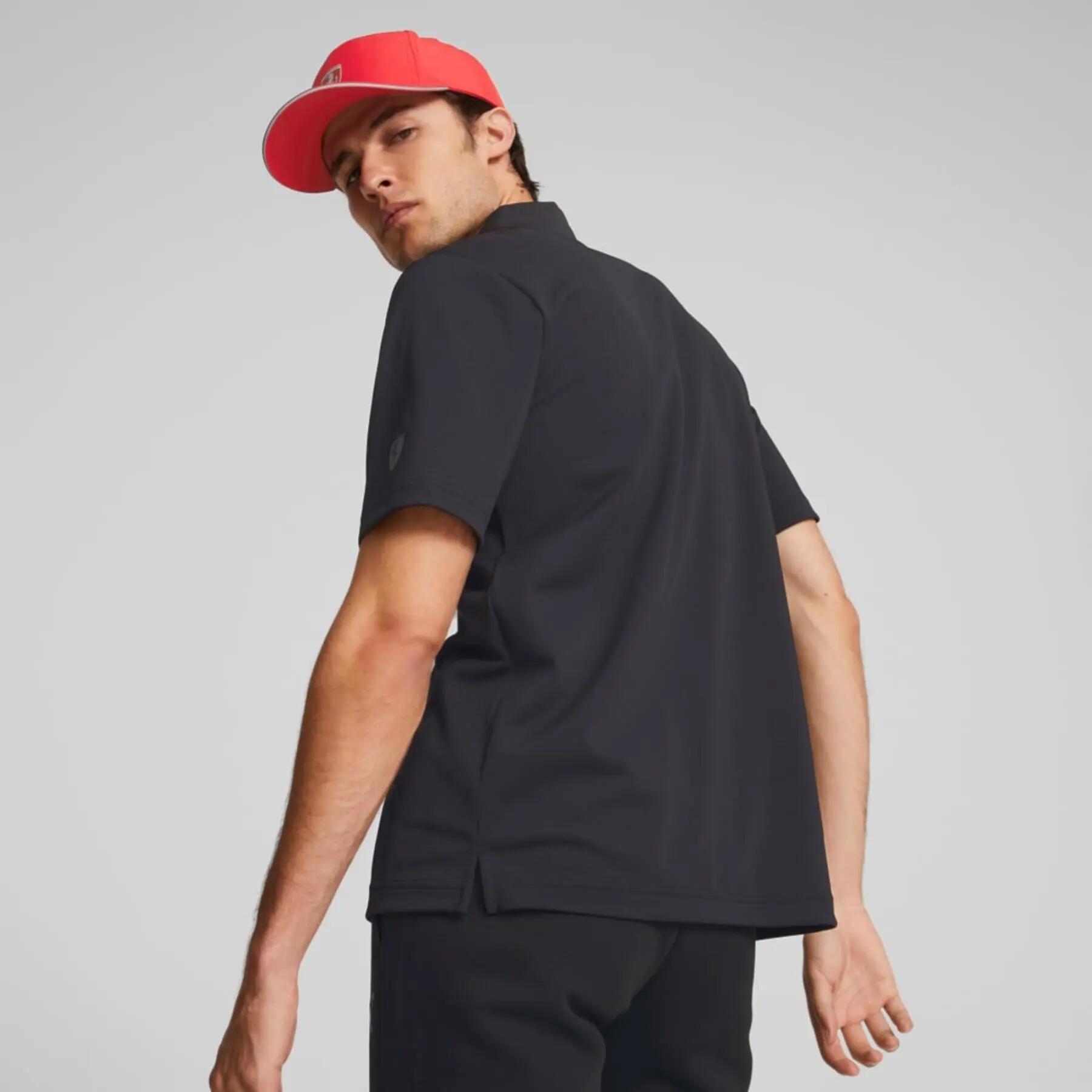 Koszulka polo męska Puma FERRARI STYLE czarna 53577501 r XL 4/8