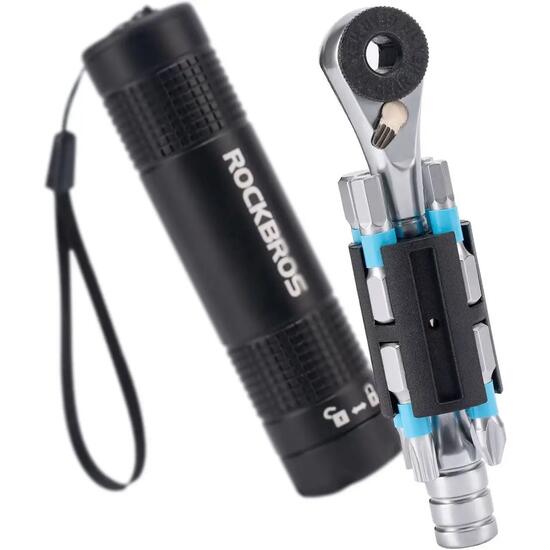 8-in-1 Mini-Fahrrad-Ratsche Multitool – kompakt & leicht für MTB & Rennrad