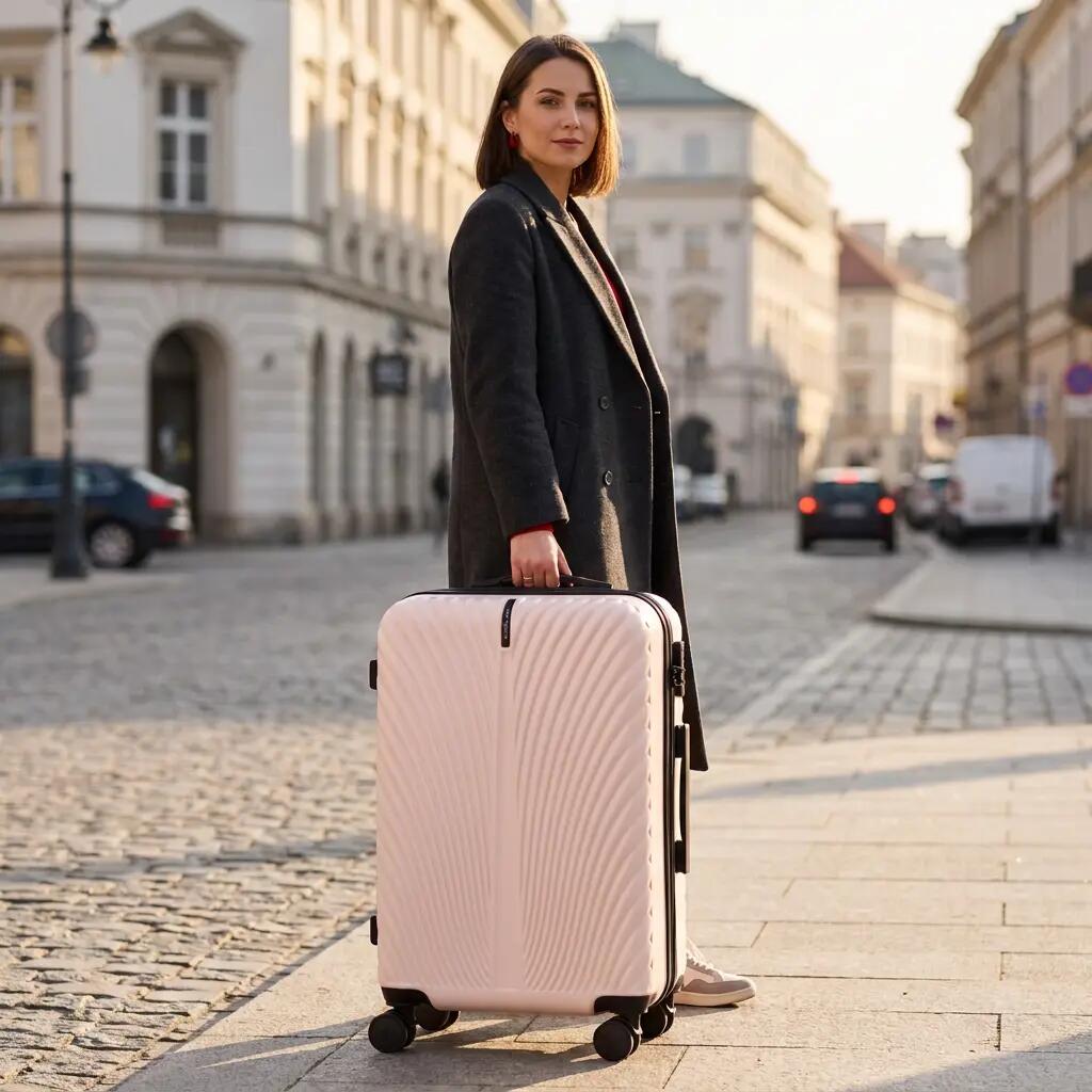 Middelgrote koffer WINGS SWAN 2.0 24" ROZE 2/10