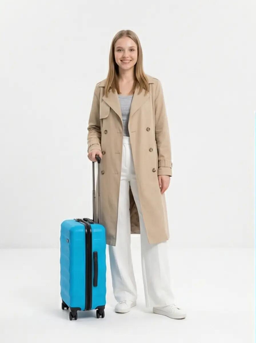 Valise cabine WINGS PC VULTURE 20" BLEUE 3/10