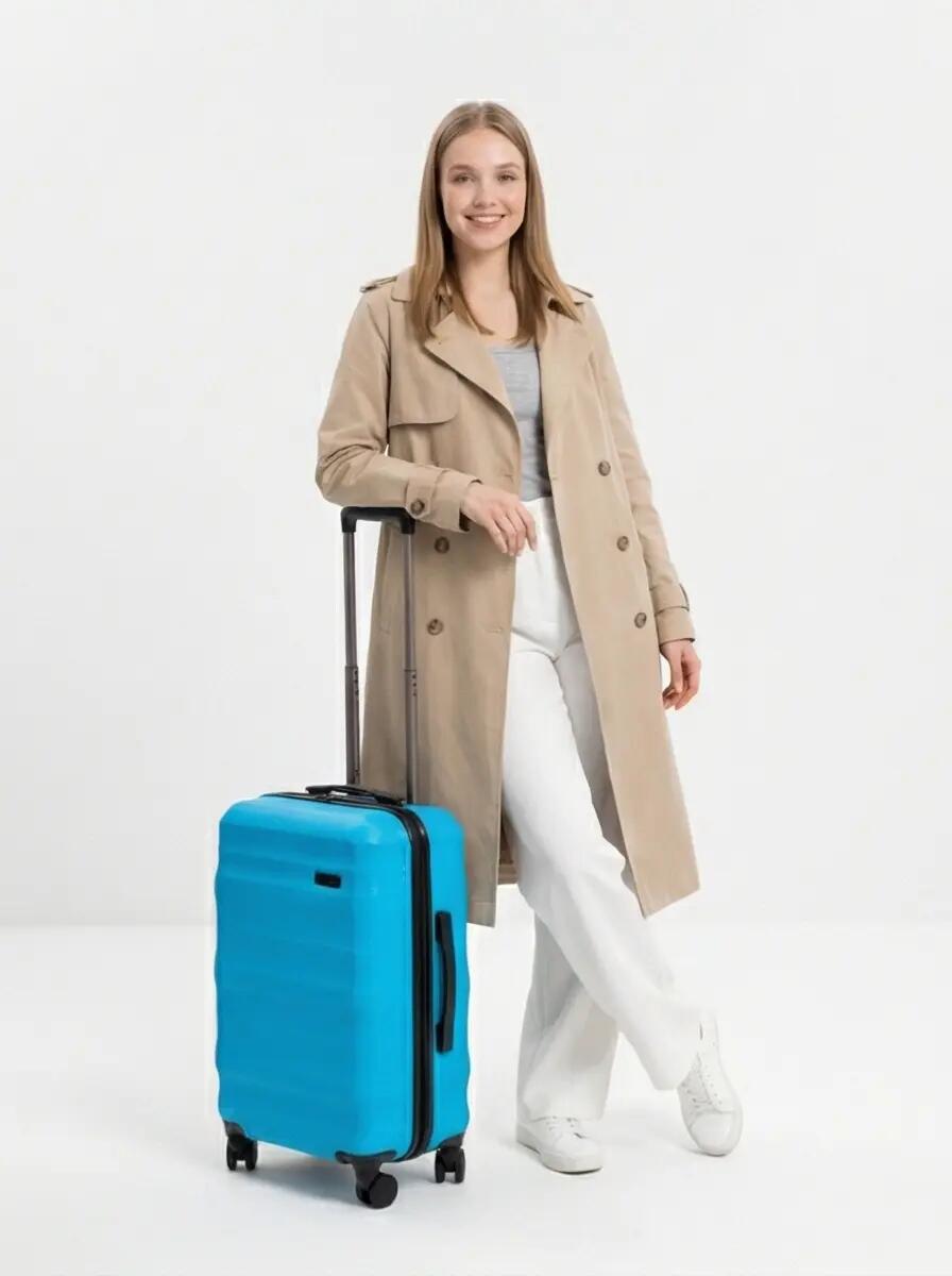 Valise cabine WINGS PC VULTURE 20" BLEUE 2/10