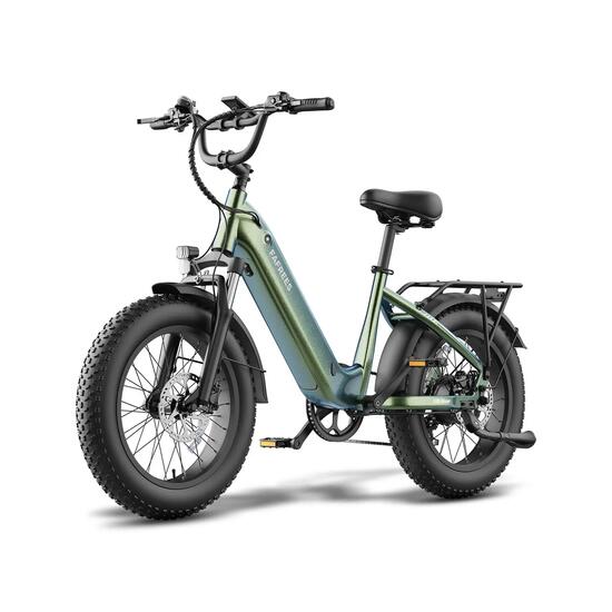 Elektrische fiets FAFREES F20 ROVER 48V15Ah 55-80km 25km/h Groen