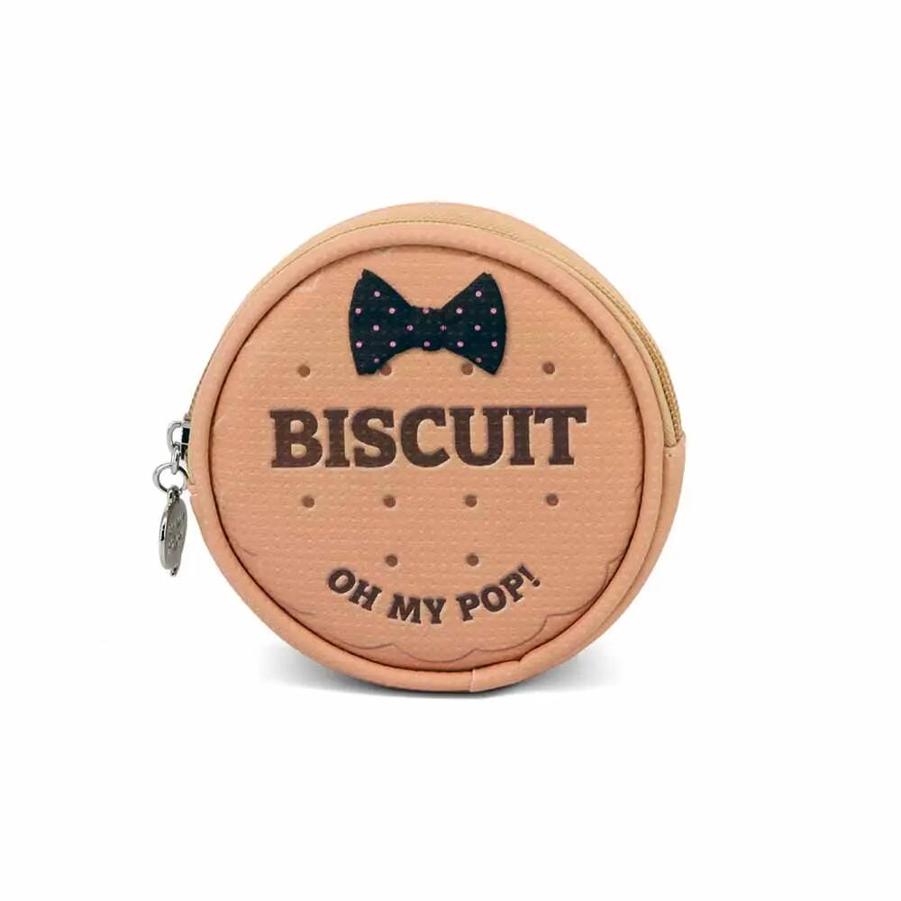 Oh My Pop Biscuit Monedero Redondo, Beige 3/3