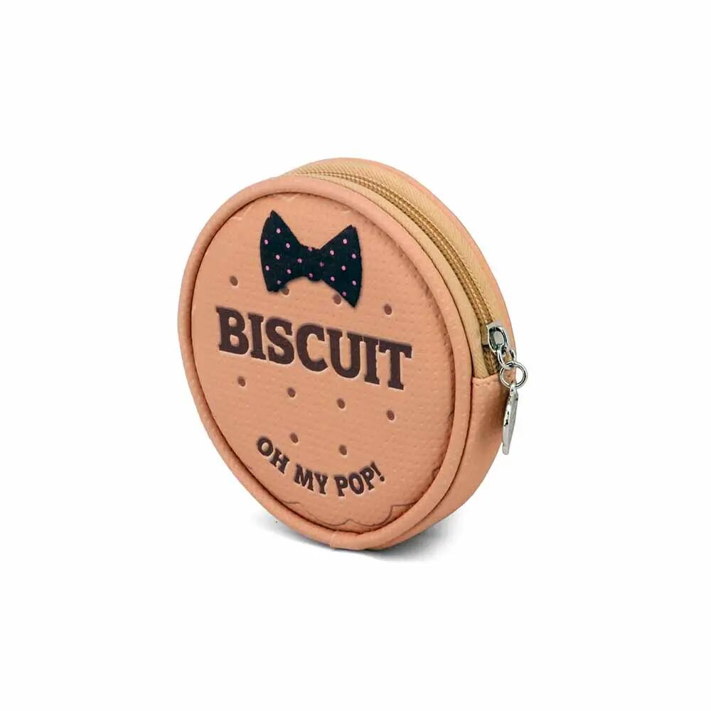 Oh My Pop Biscuit Monedero Redondo, Beige 2/3