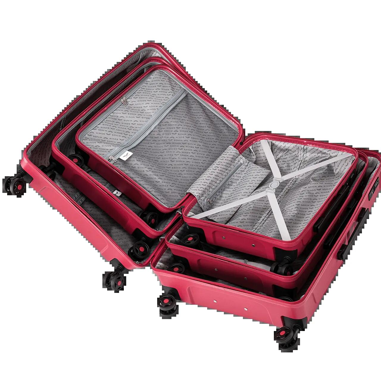 Middelgrote koffer Wings PHOENIX polypropyleen 24" ZWART 6/10