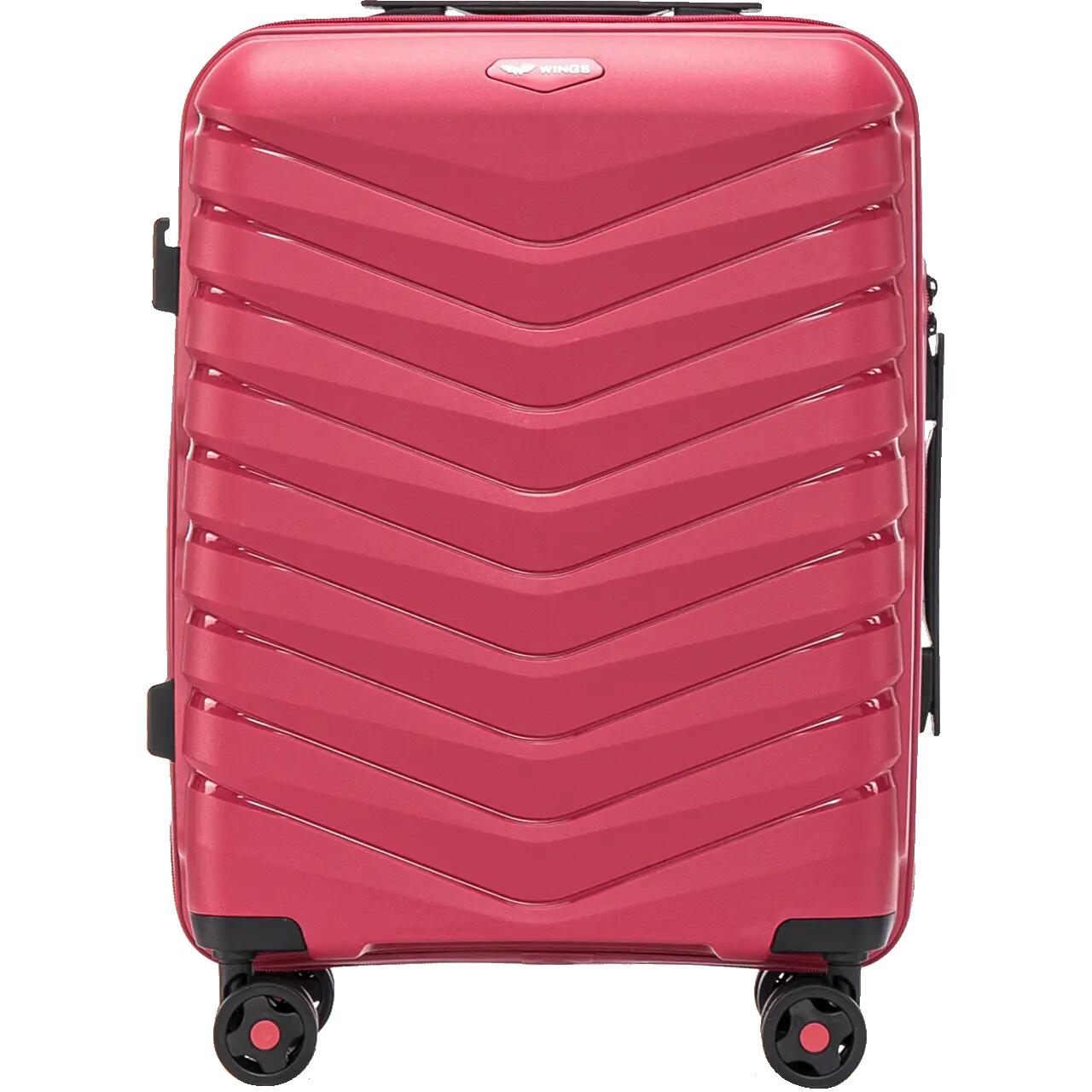 Valise cabine Wings PHOENIX polypropylène 20" ROSE RED 7/10