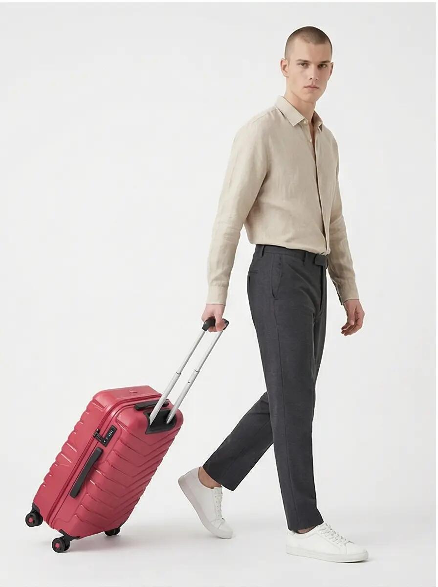 Valise cabine Wings PHOENIX polypropylène 20" ROSE RED 3/10