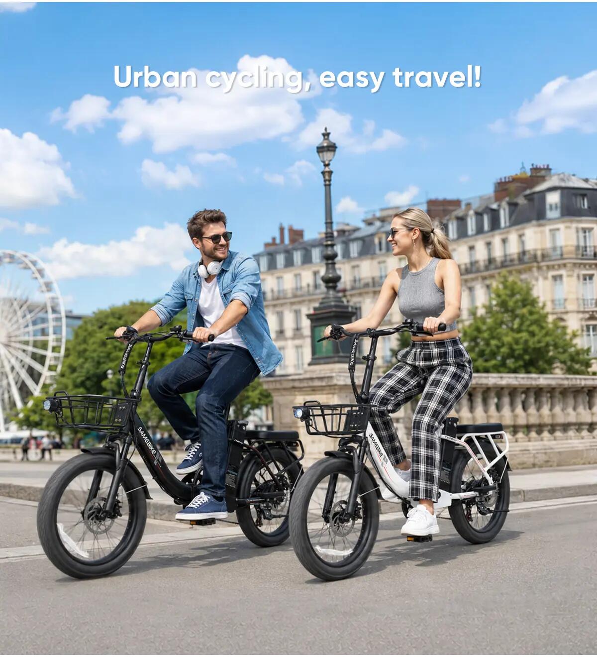 Bicicletta elettrica per adulti CY20 Pro, pneumatici 20"×3,0", batteria 48V 13Ah 15/15