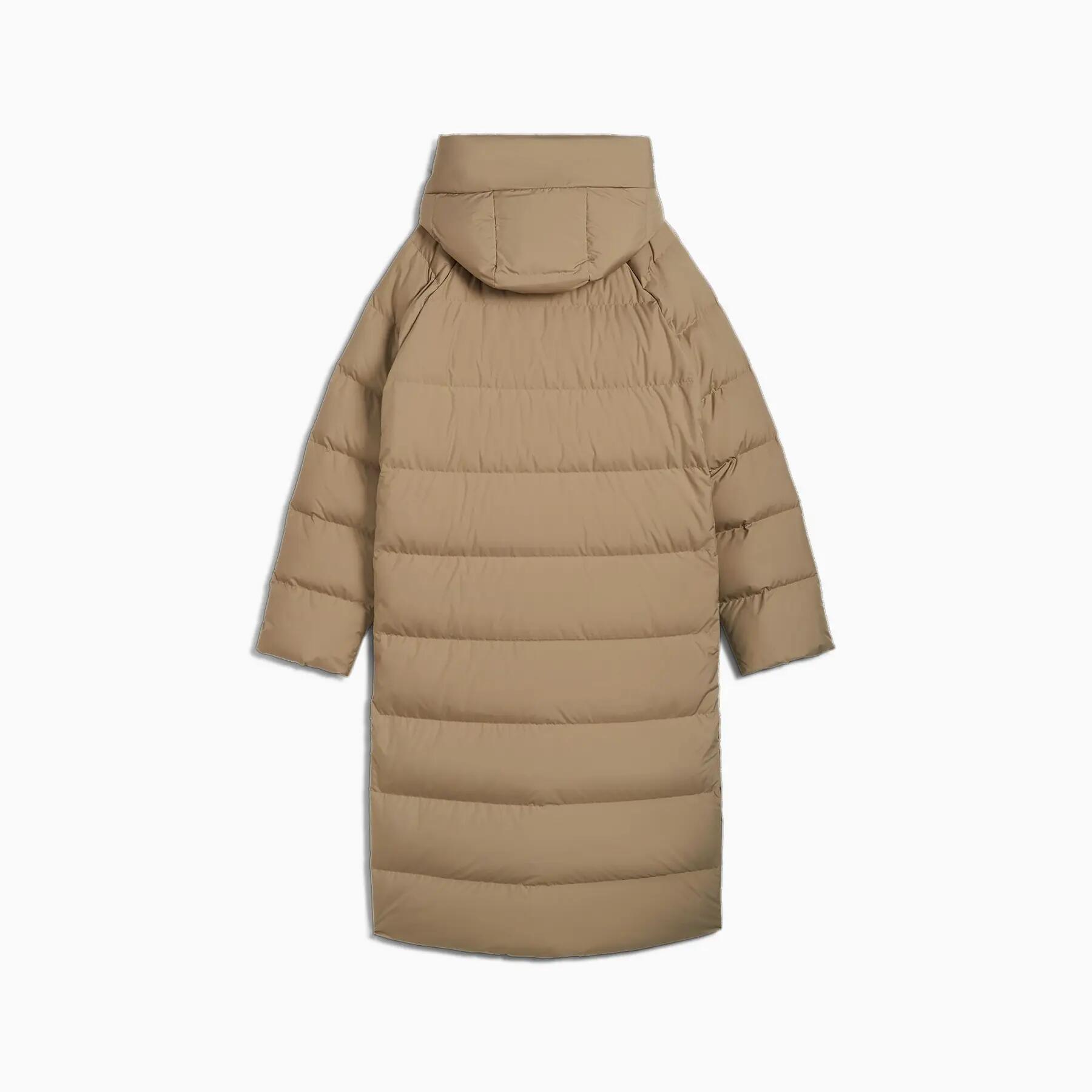 Casaco de penas feminino Puma LONG DOWN bege 62649367 tamanho XL 2/5