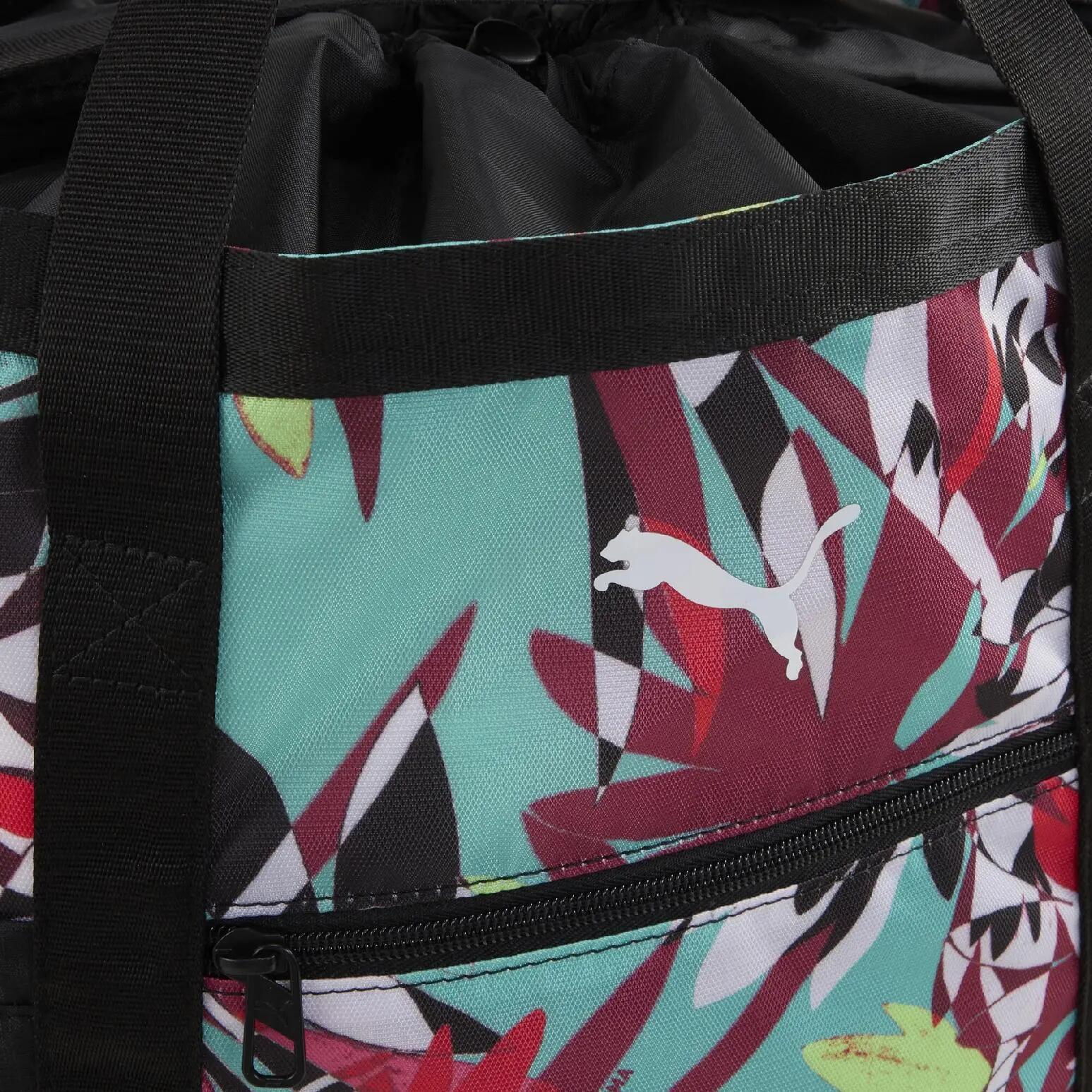 Torba sportowa damska Puma AT ESS TROPICAL TOTE czarna 09136001 3/5