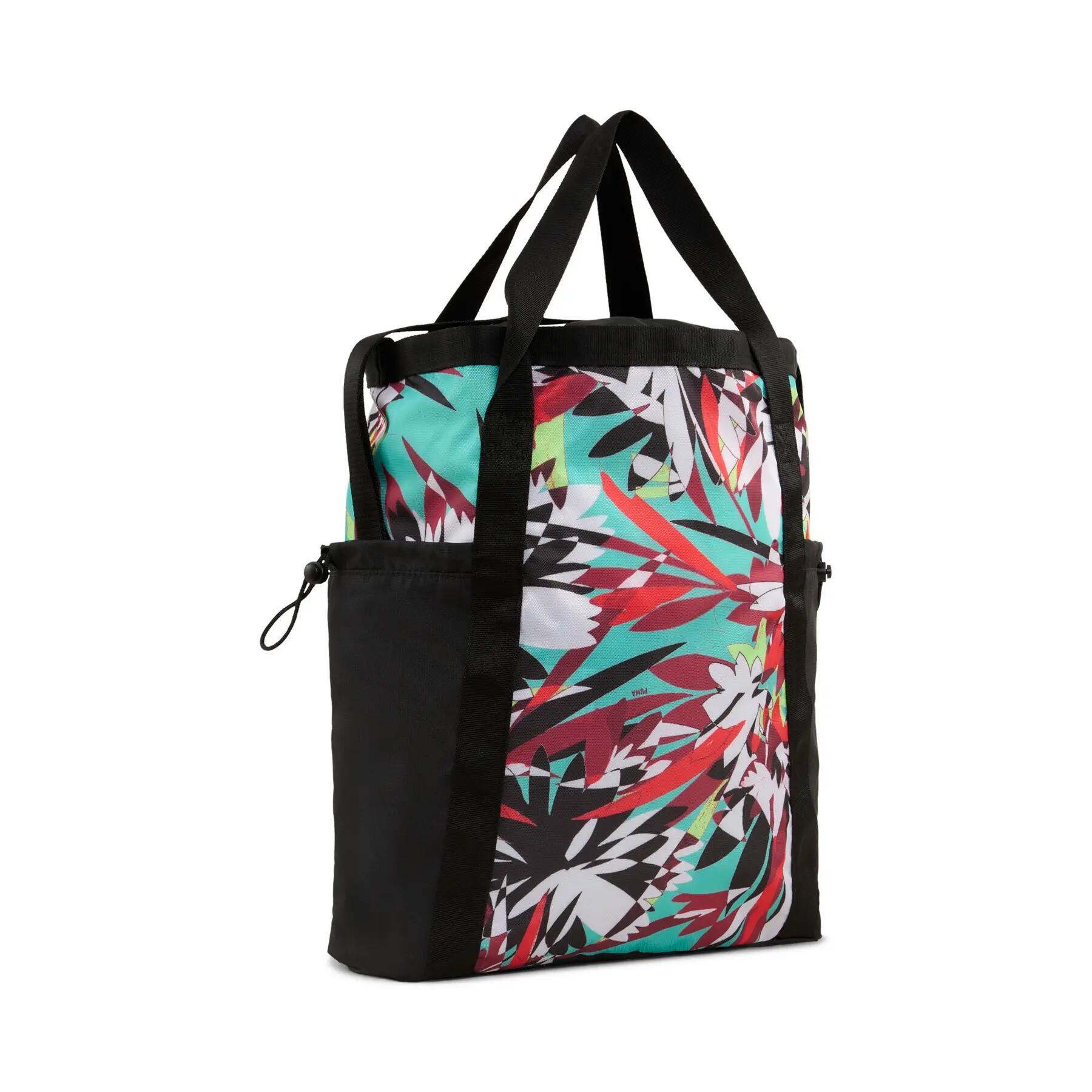 Torba sportowa damska Puma AT ESS TROPICAL TOTE czarna 09136001 2/5