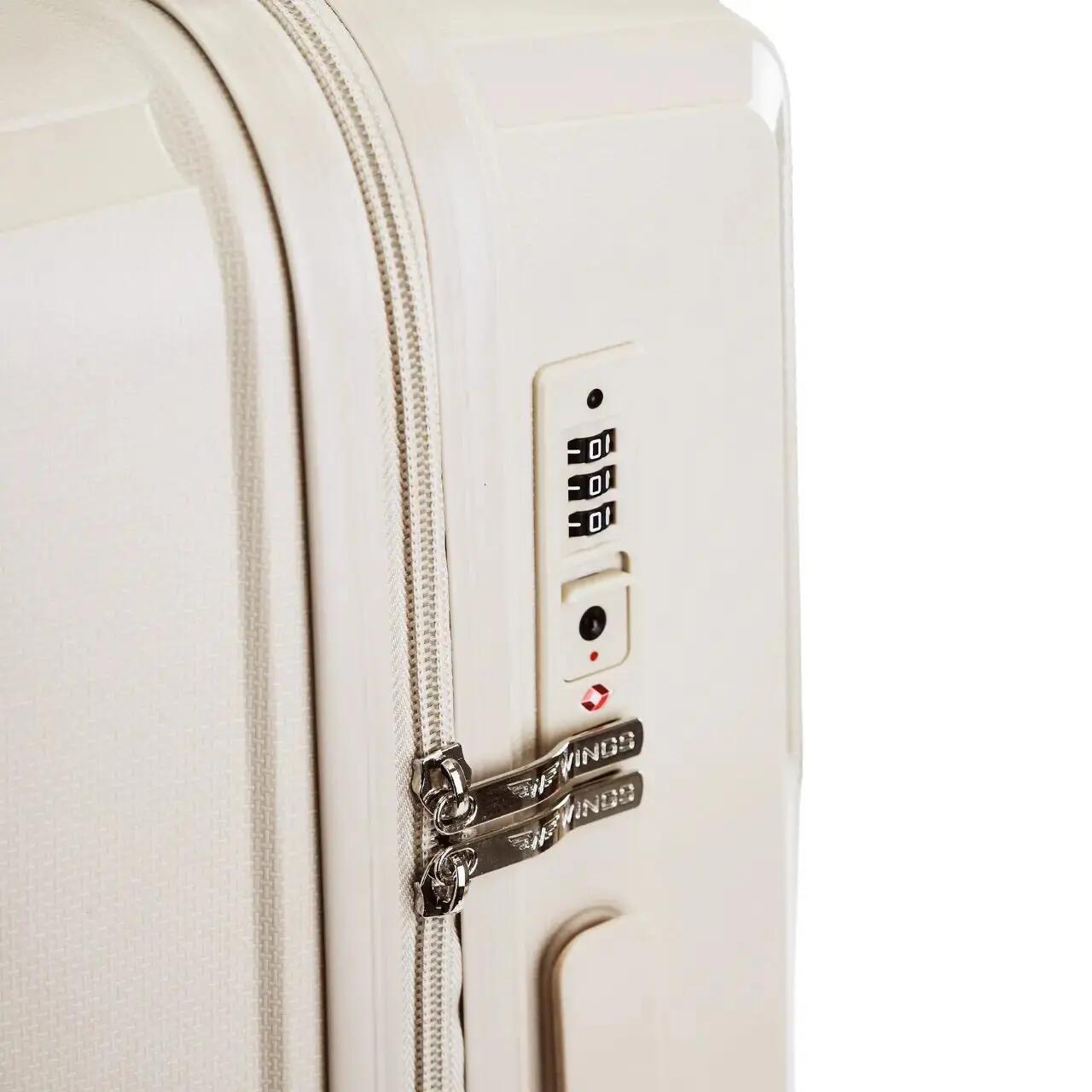 Grande valise Wings COCKATIEL 28" polypropylène BEIGE 4/10