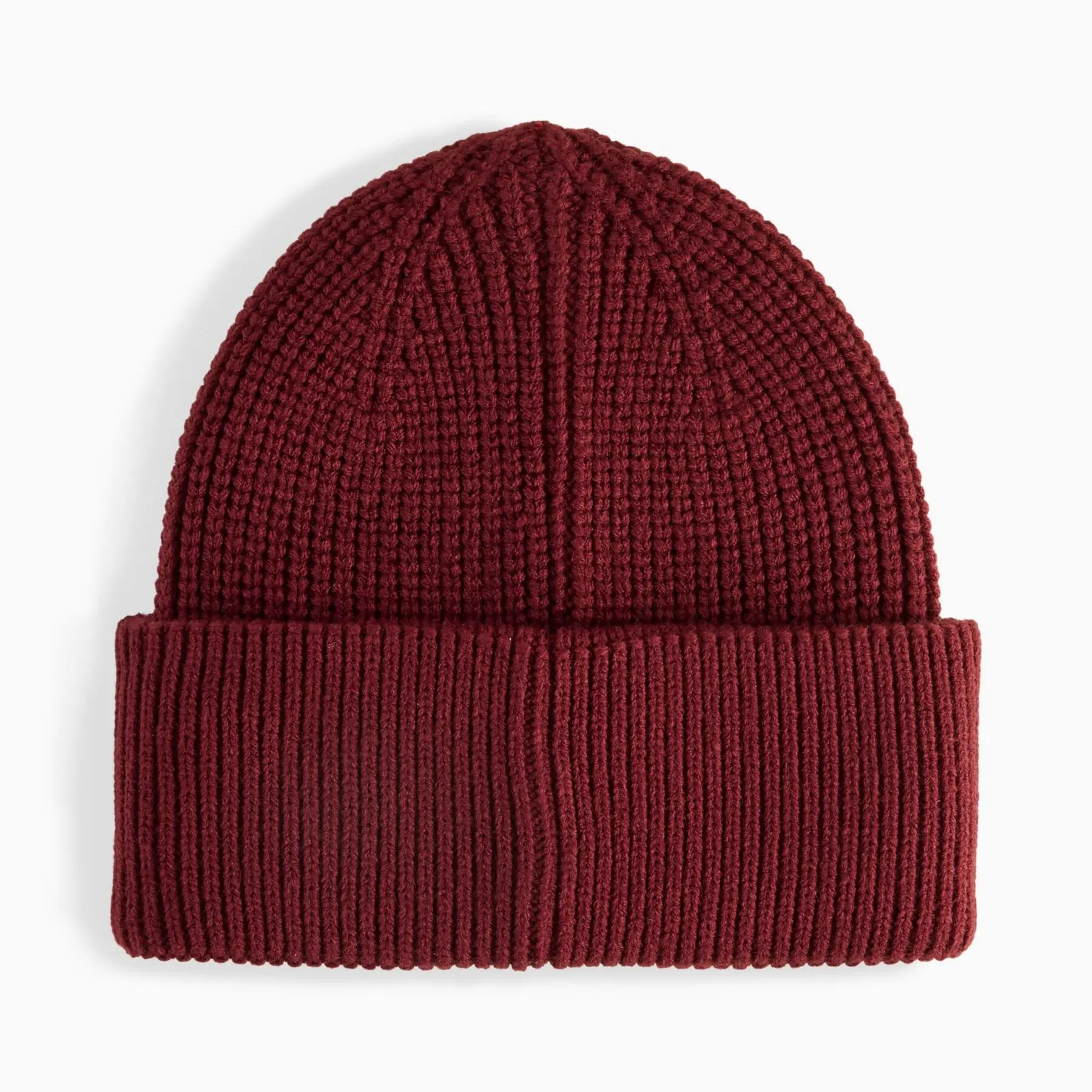 Gorro de inverno unissex Puma WARDROBE ESS CHUNKY MID CROWN bordô 02640803 2/4
