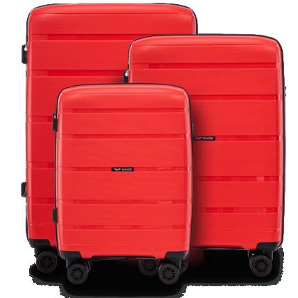 Valise moyenne Wings HAWFINCH 2.0 polypropylène 24" ROUGE