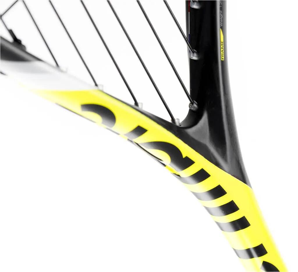 Tecnifibre Carboflex 125 Heritage 2 (2021) Squashracket - Zwart/Geel 3/3