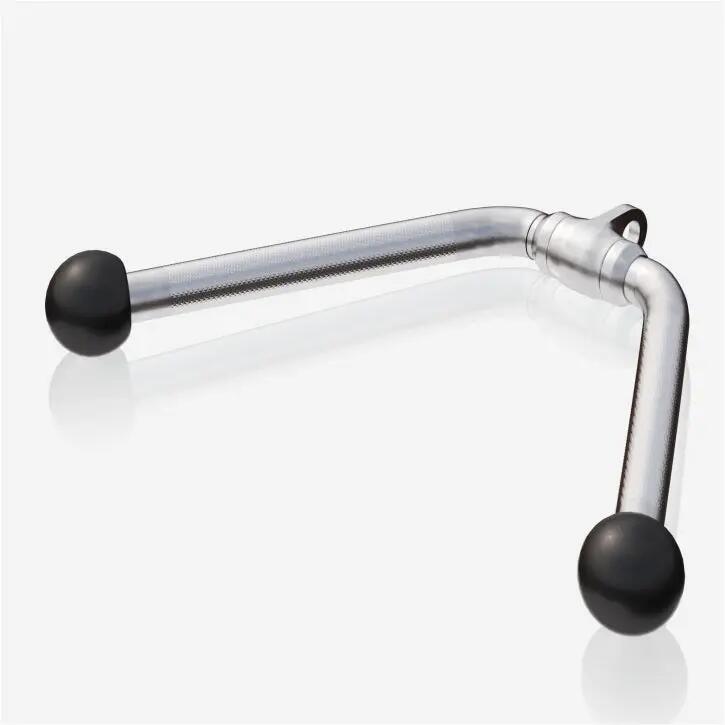 BARRE TRICEPS/BICEPS LARGE EN FORME DE V ET ÉLÉMENT D'ATTACHE | ACCESSOIRE MUSCU 3/7