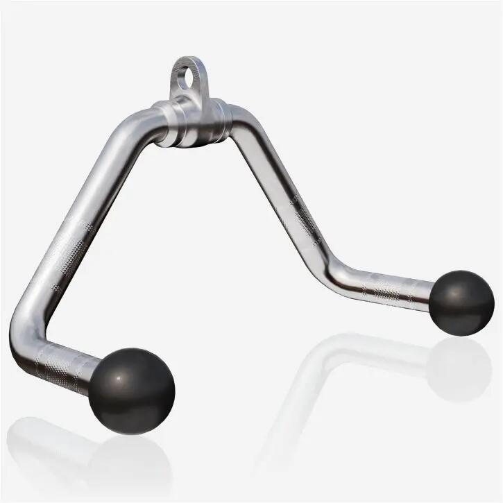 BARRE DE TRACTION RECTANGULAIRE AVEC POIGNÉES BOULES CAOUTCHOUC | ACCESSOIRE MUS 3/7