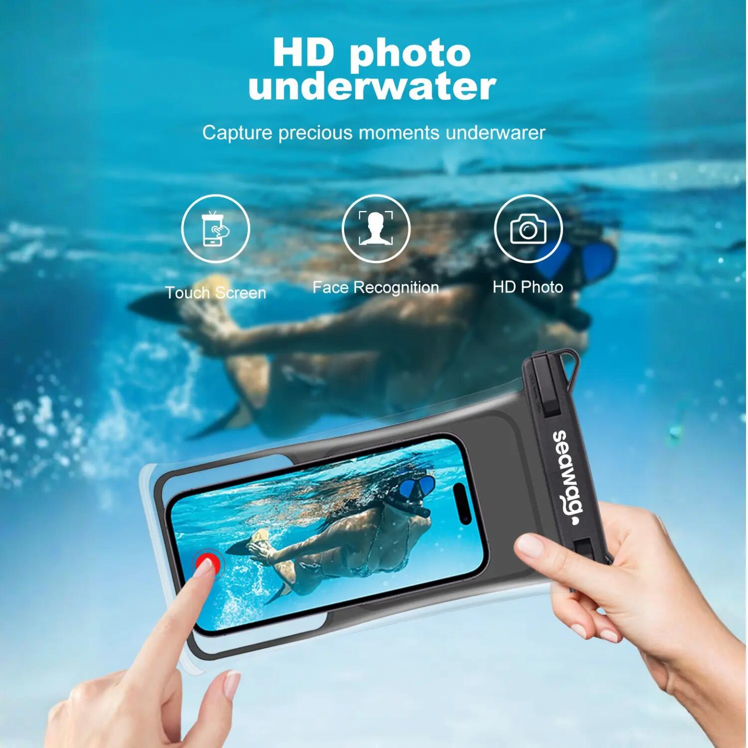 Bolsa impermeável flutuante para telemóvel 6,9” IPX8 Seawag PRO 6/16