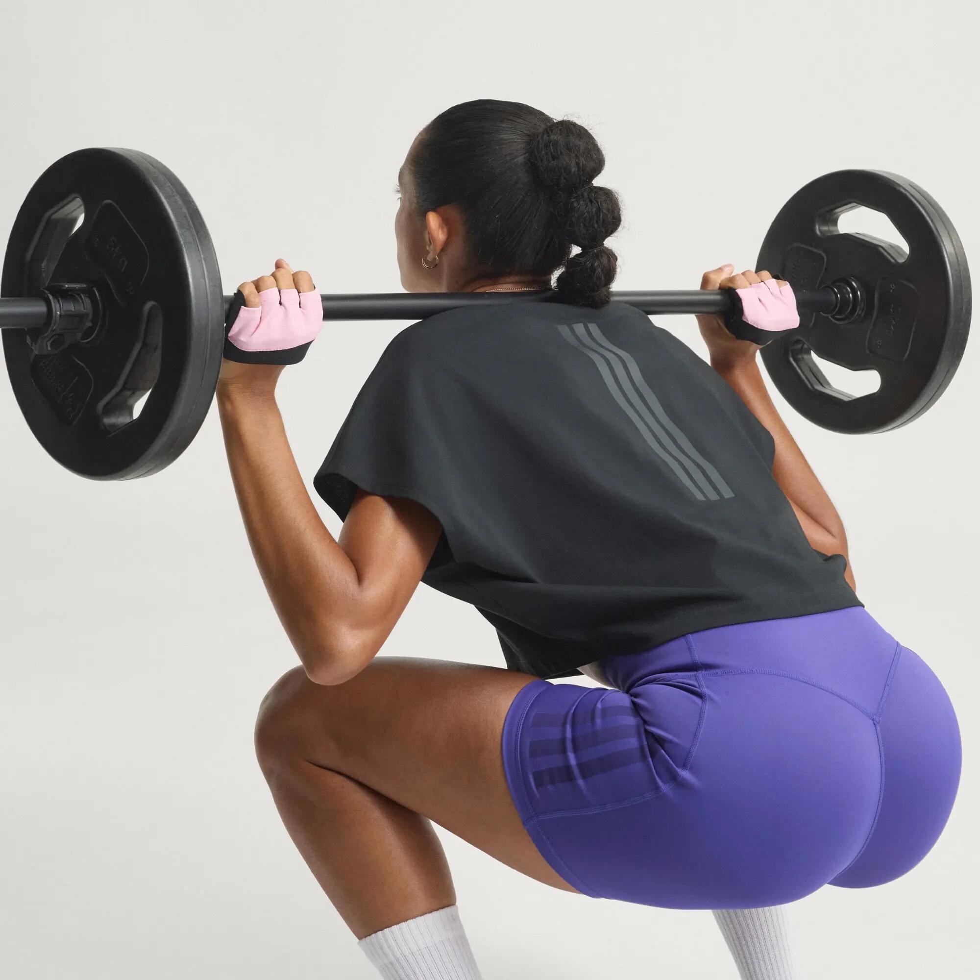 Mallas cortas de entrenamiento Optime 3 Stripes 12/12