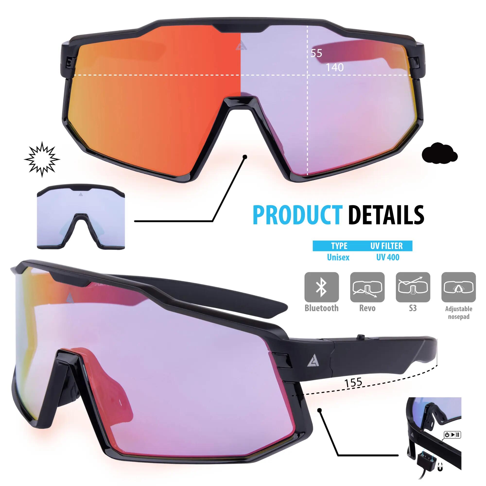Occhiali da sole fotocromatici Bluetooth RAPIDO BT 8/8