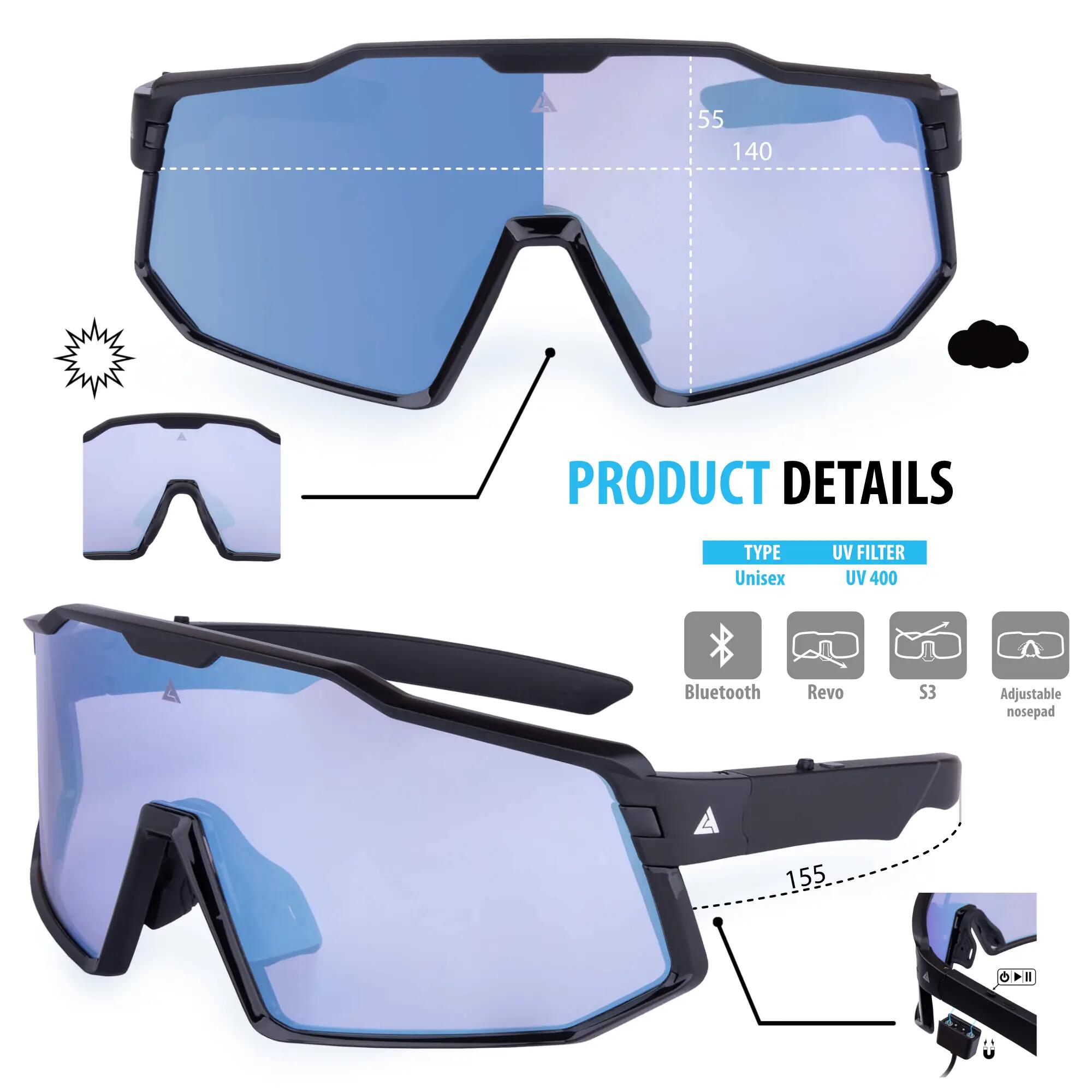 Occhiali da sole fotocromatici Bluetooth RAPIDO BT 8/8