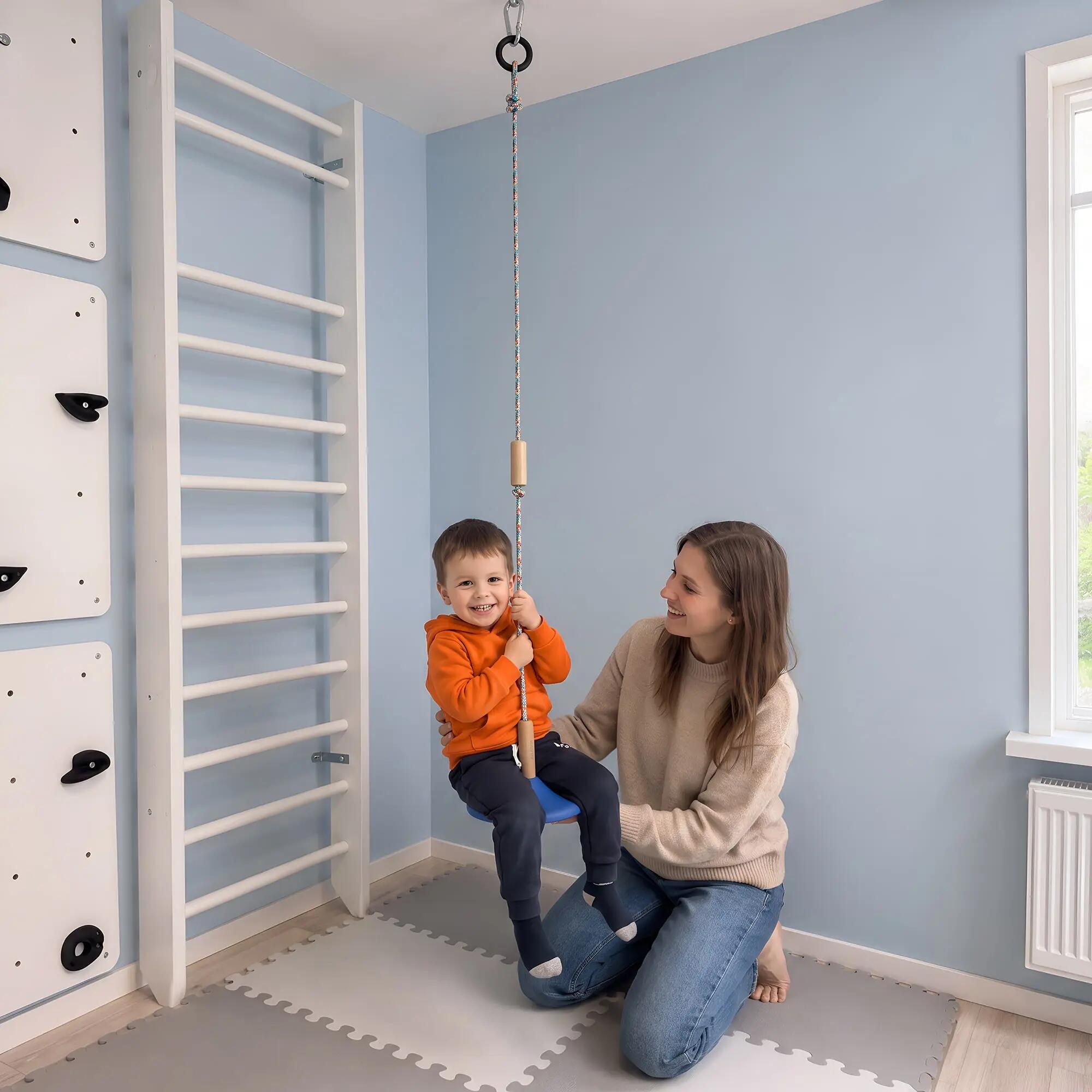 Altalena a disco da interno per bambini 4/5