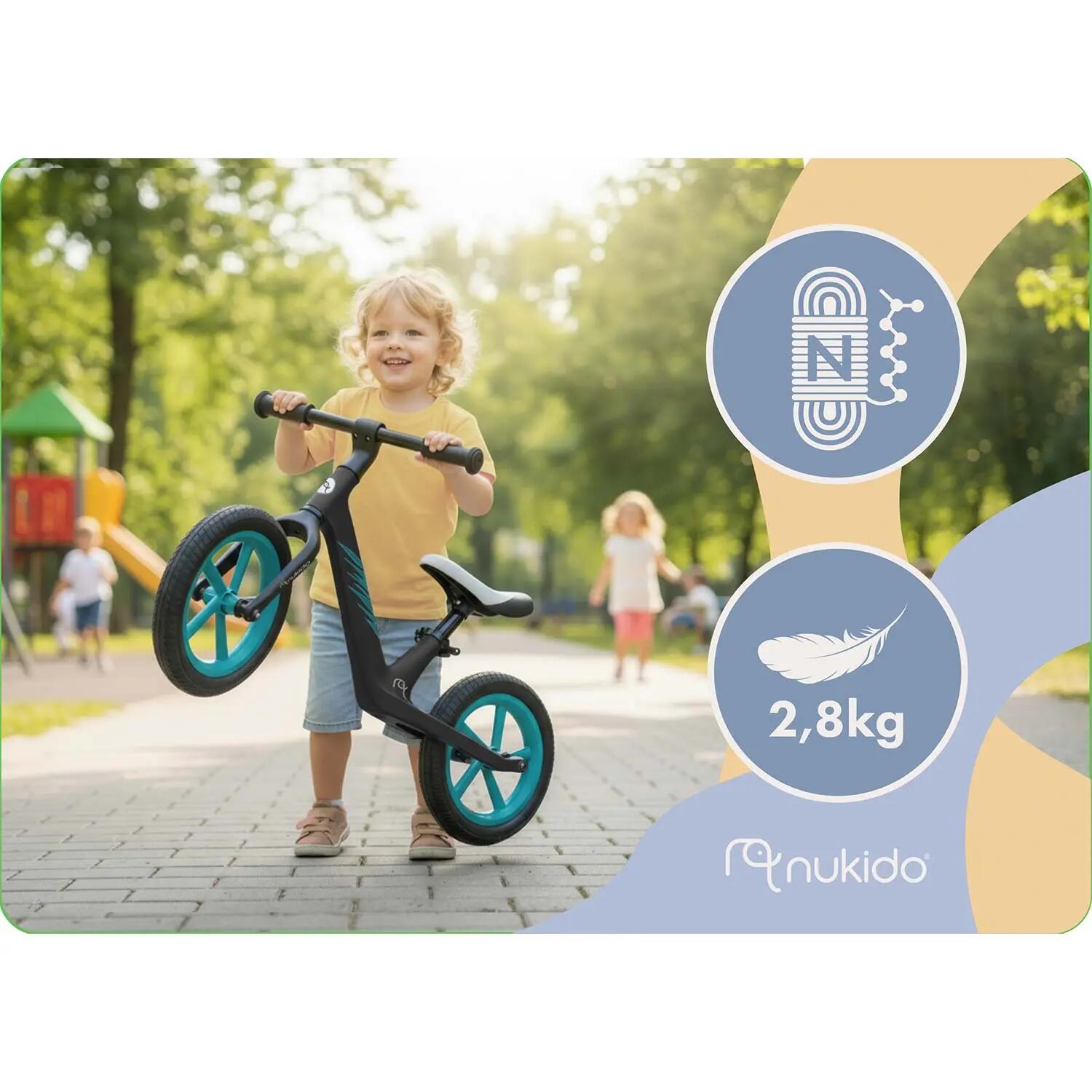 Rowerek biegowy dla dzieci Nukido Light Flee 6/7