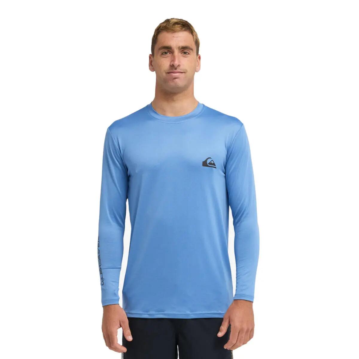 Koszulka surfingowa z długim rękawem UPF 50 dla Mężczyzn EVERYDAY SURF Niebieski 4/5
