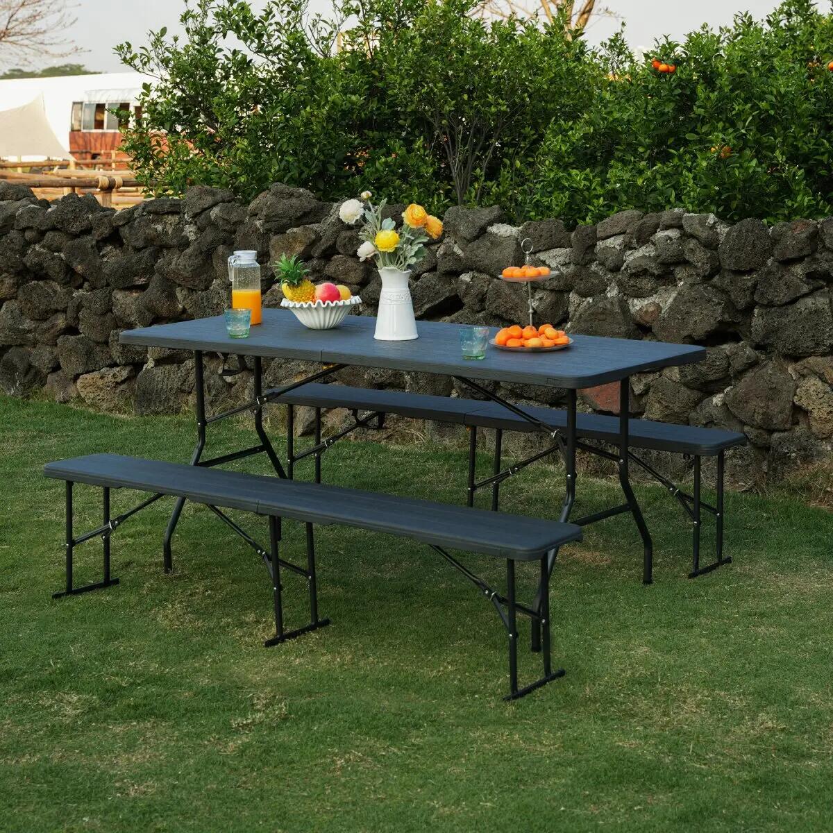 Table de camping pliante 180 cm NC1618 Nils Camp 9/10