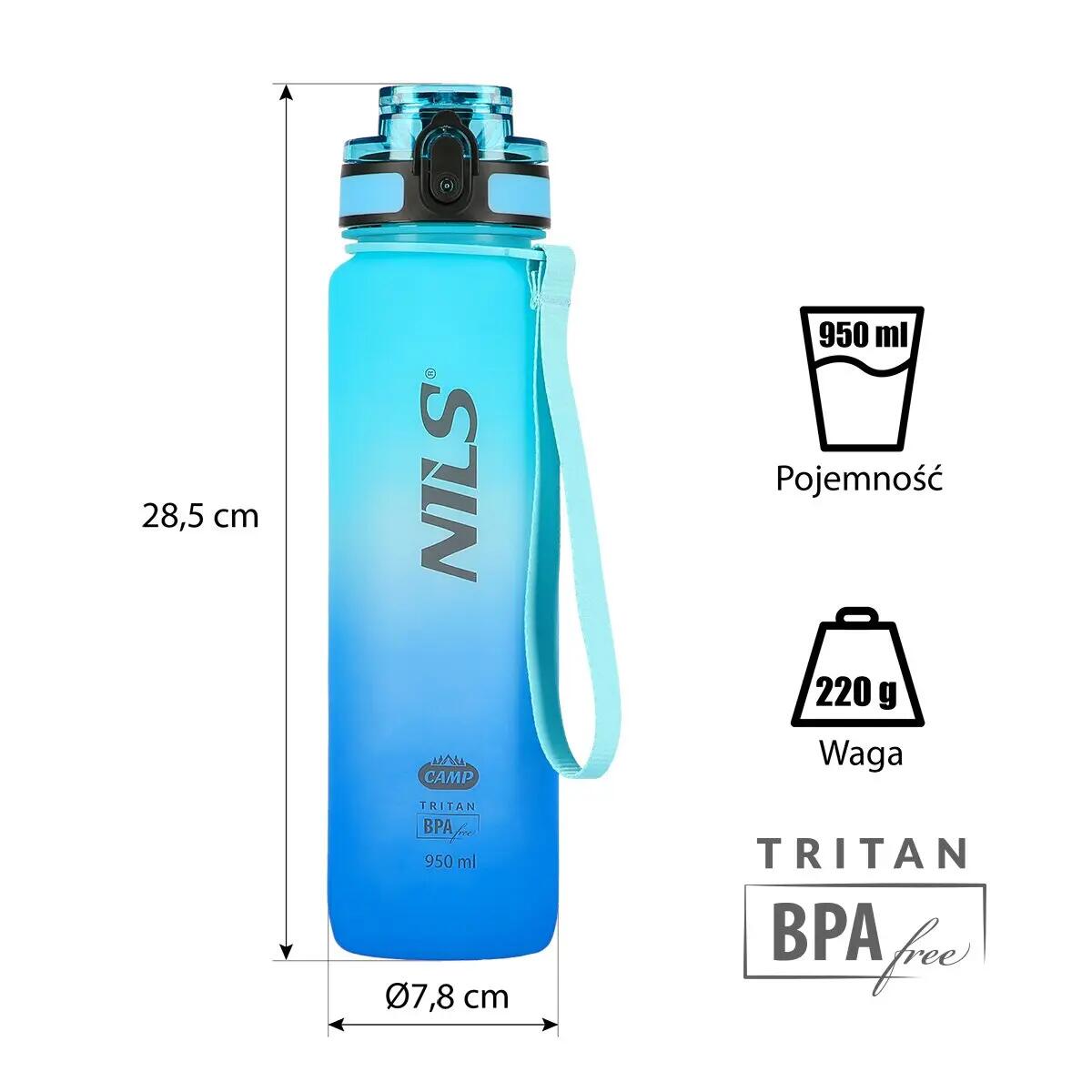Bouteille en Tritan Nils Camp NCD04 8/15
