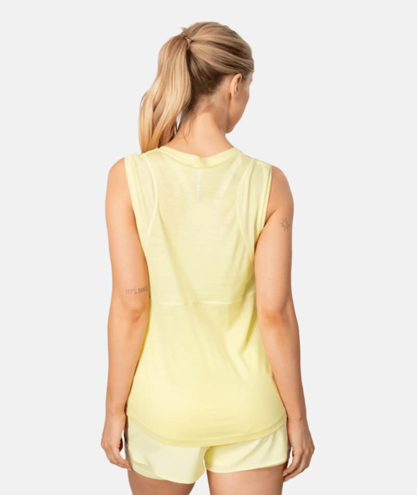 KARI TRAA Embla Wool Top - giallo tenero 2/3