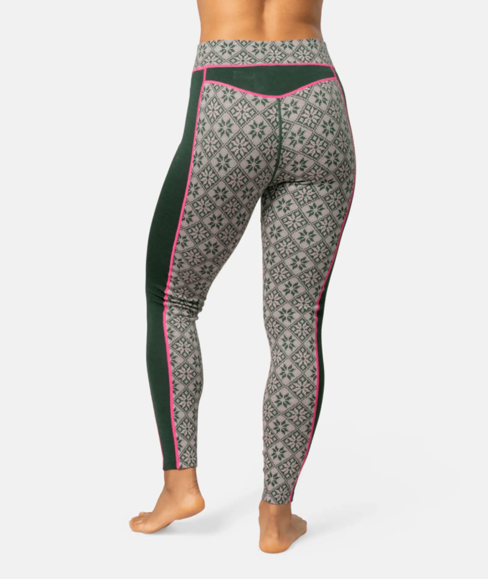 KARI TRAA Kari Traa Merino Unterhose Baselayer Pants High Thyme 3/3