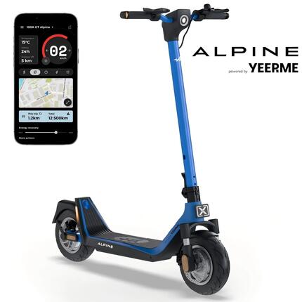 ALPINE 100A GT Trottinette Électrique Pliable 1200W 10" 540Wh 60km Garantie 5Ans