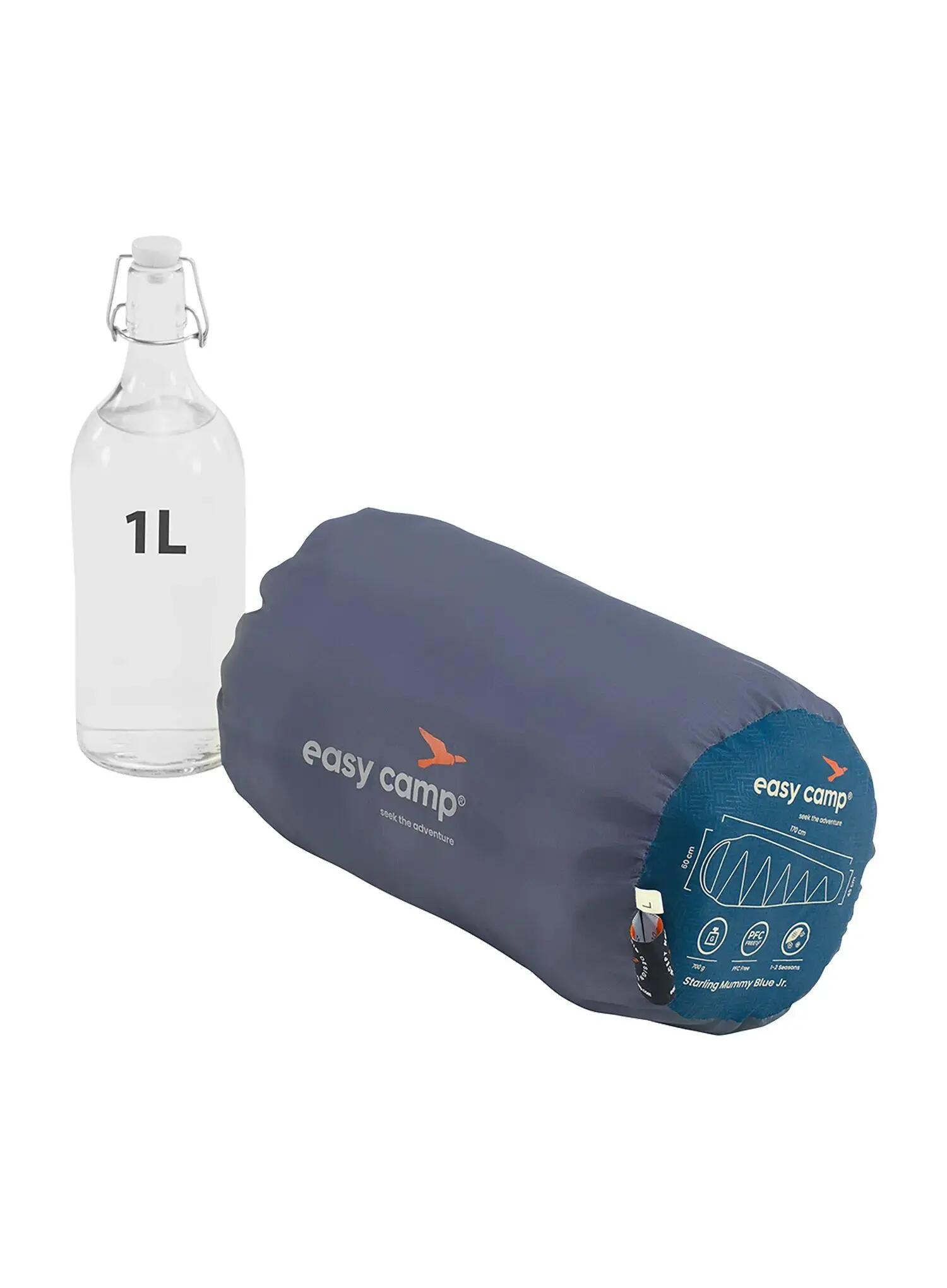 Śpiwór dla dziecka Easy Camp Starling Mummy Jr (150 cm) - blue 4/4