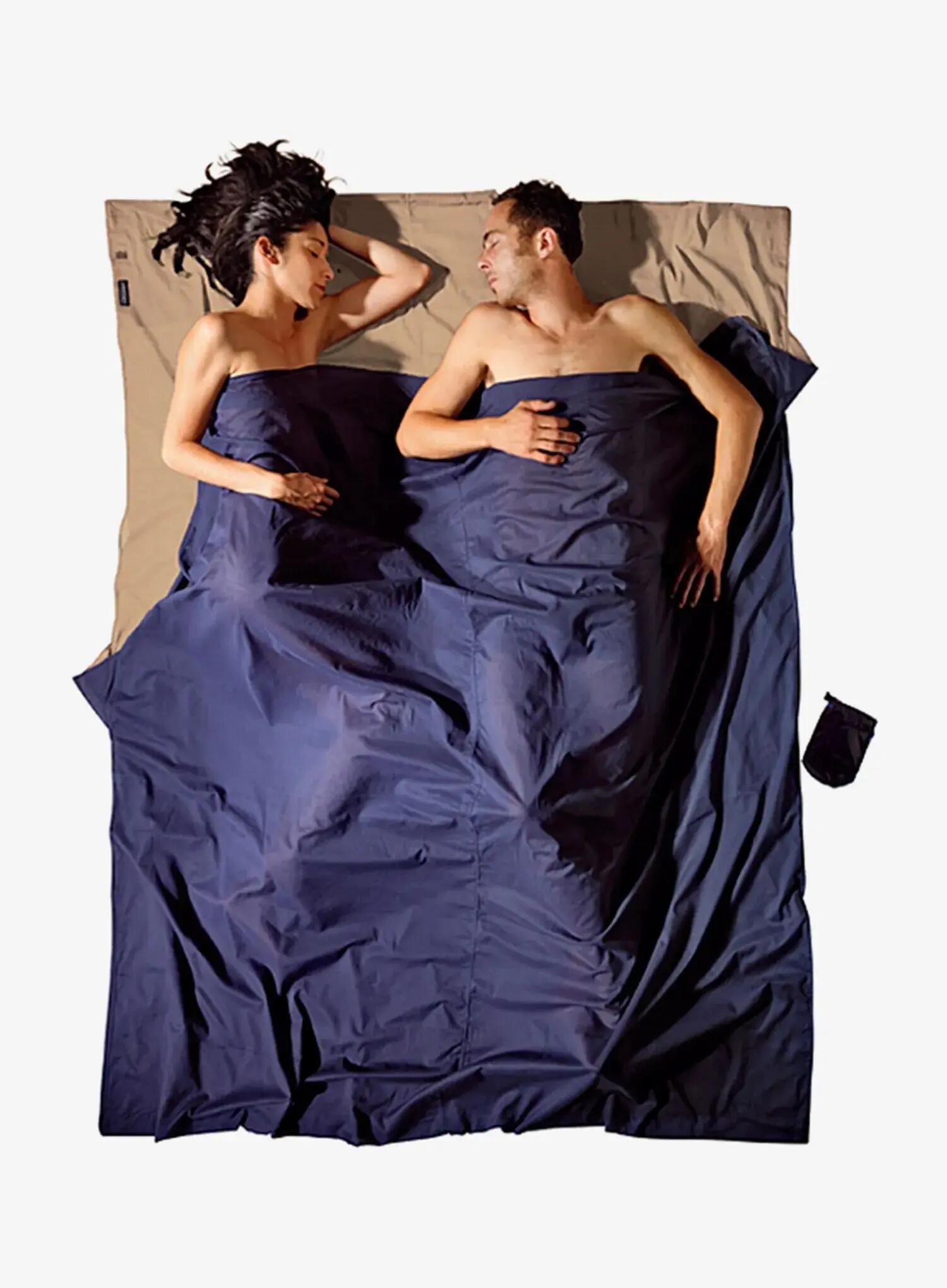 Wkładka do śpiwora Cocoon TravelSheet - Egyptian Cotton - khaki/tuareg 2/2