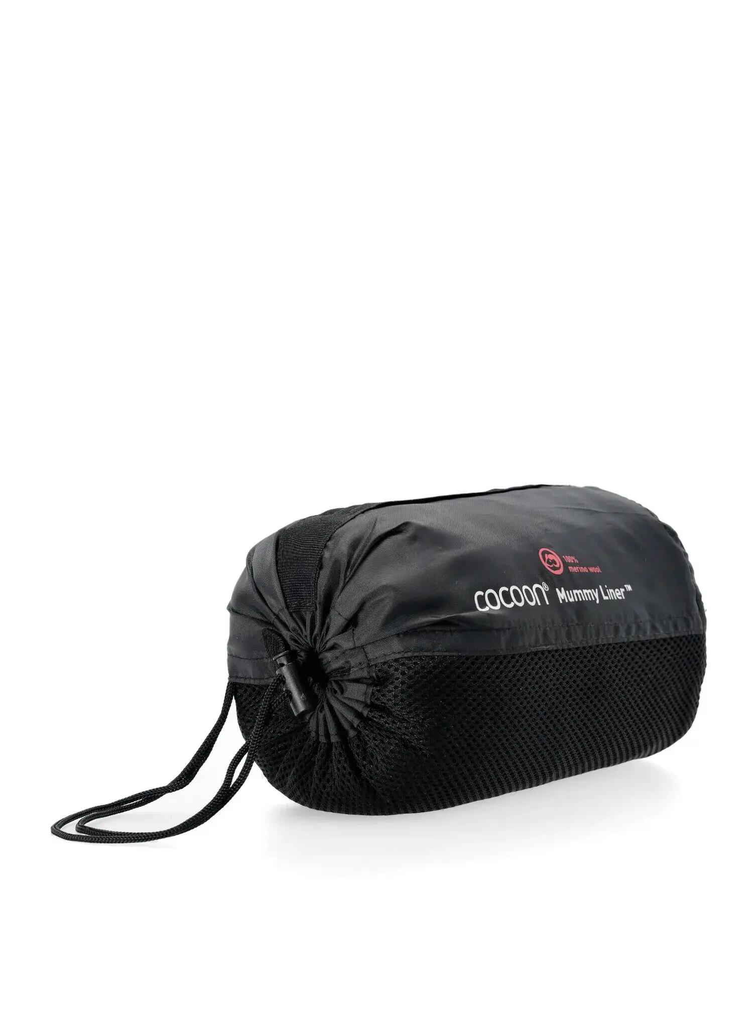 Wkładka do śpiwora Cocoon MummyLiner - Merino Wool - black 6/6