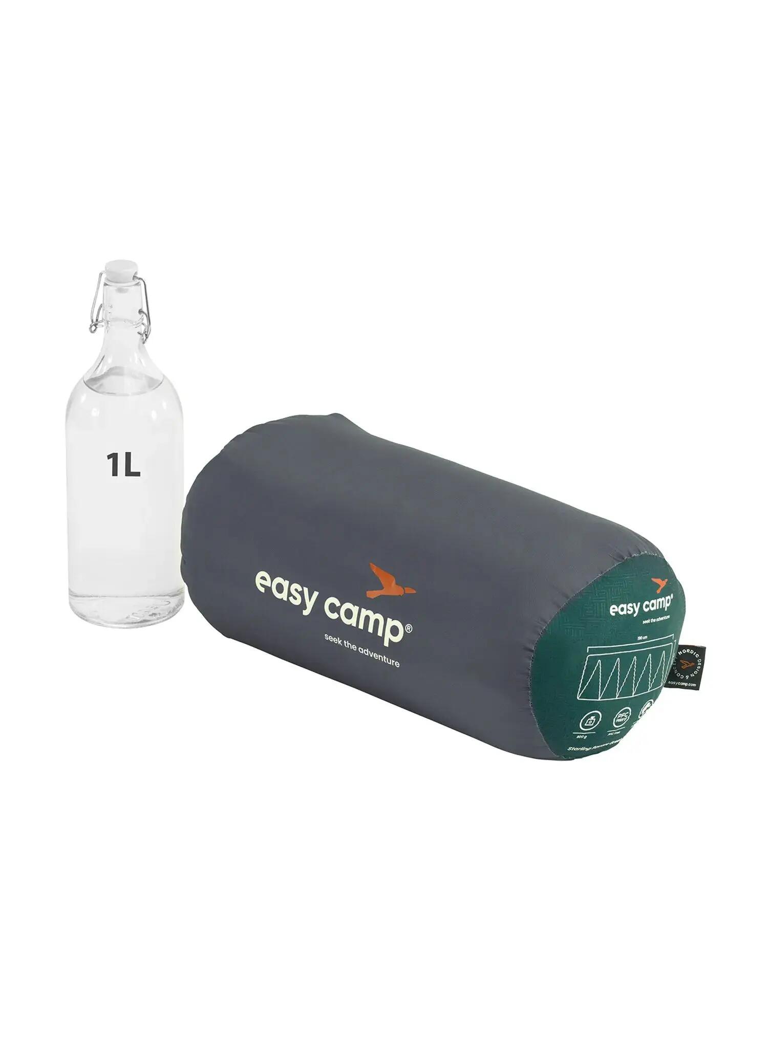 Śpiwór syntetyczny Easy Camp Starling Square 10C (190 cm) - green 4/5