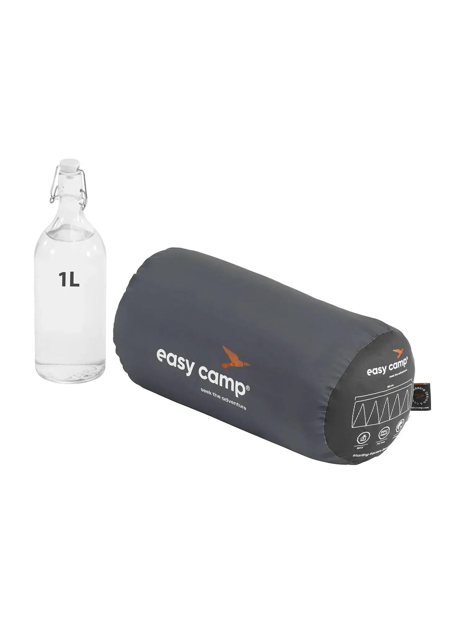 Śpiwór syntetyczny Easy Camp Starling Square 10C (190 cm) - black 6/7