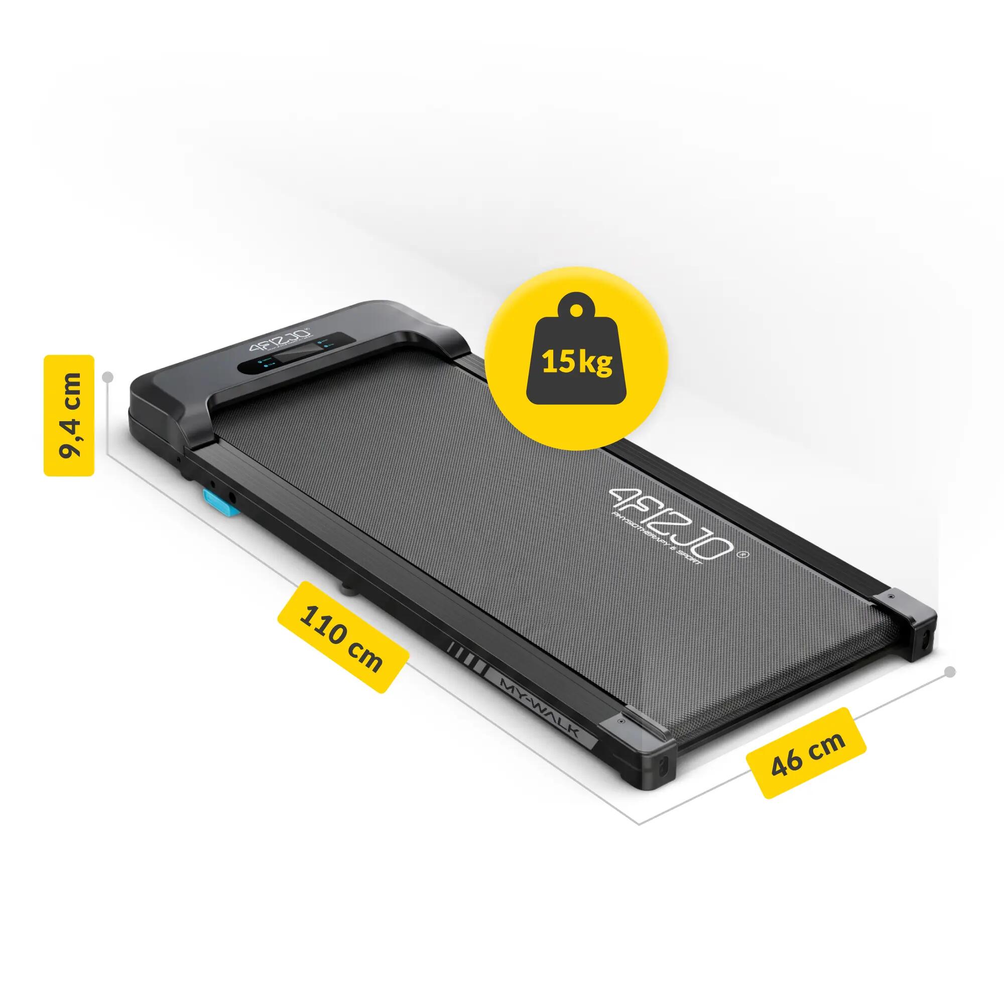 Elektrisches Laufband MYWALK 4FIZJO Walking Pad für Home Office & Training 11/15