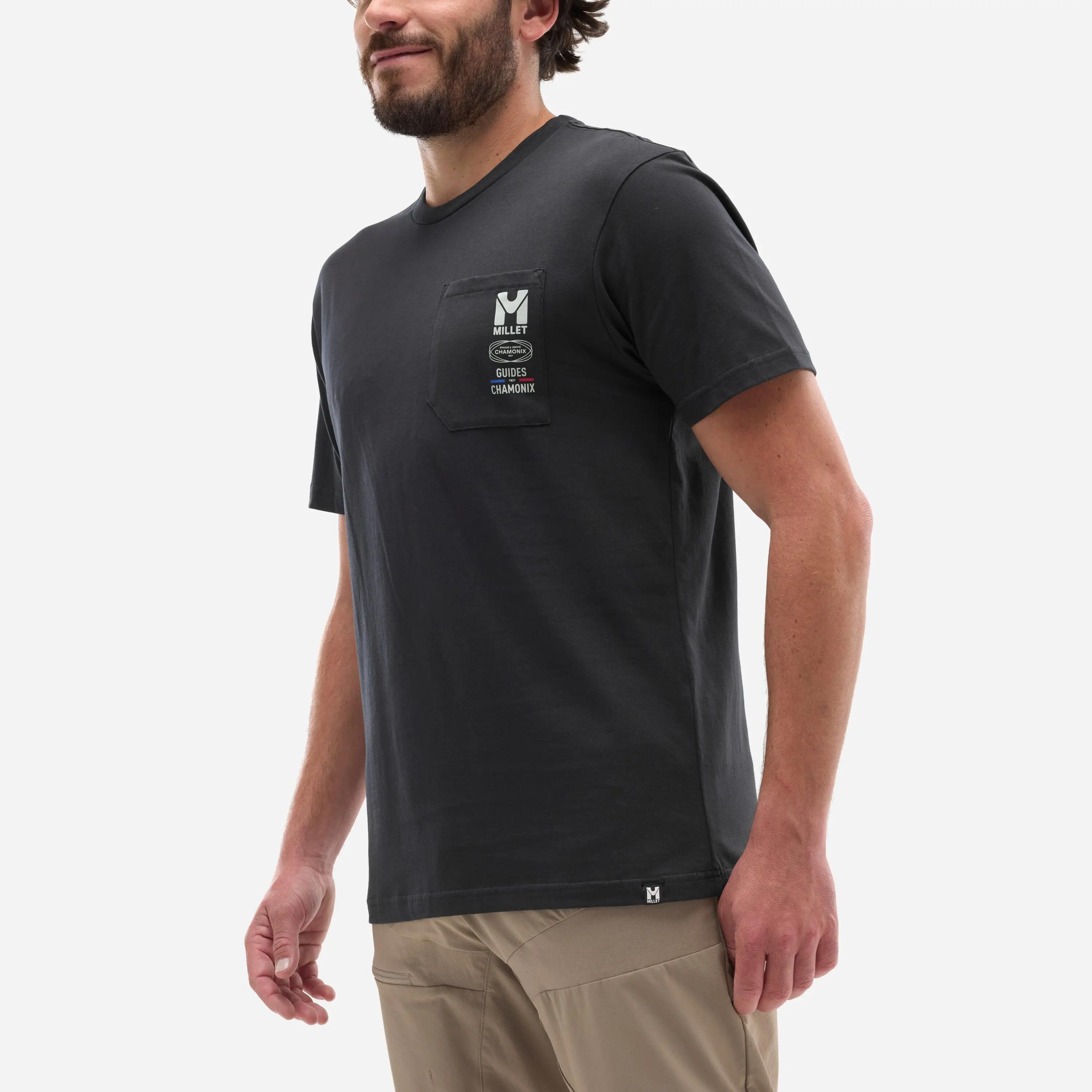 T-shirt Arrampicata Uomini  COMPAGNIE DES GUIDES CHAMONIX POCKET 4/5