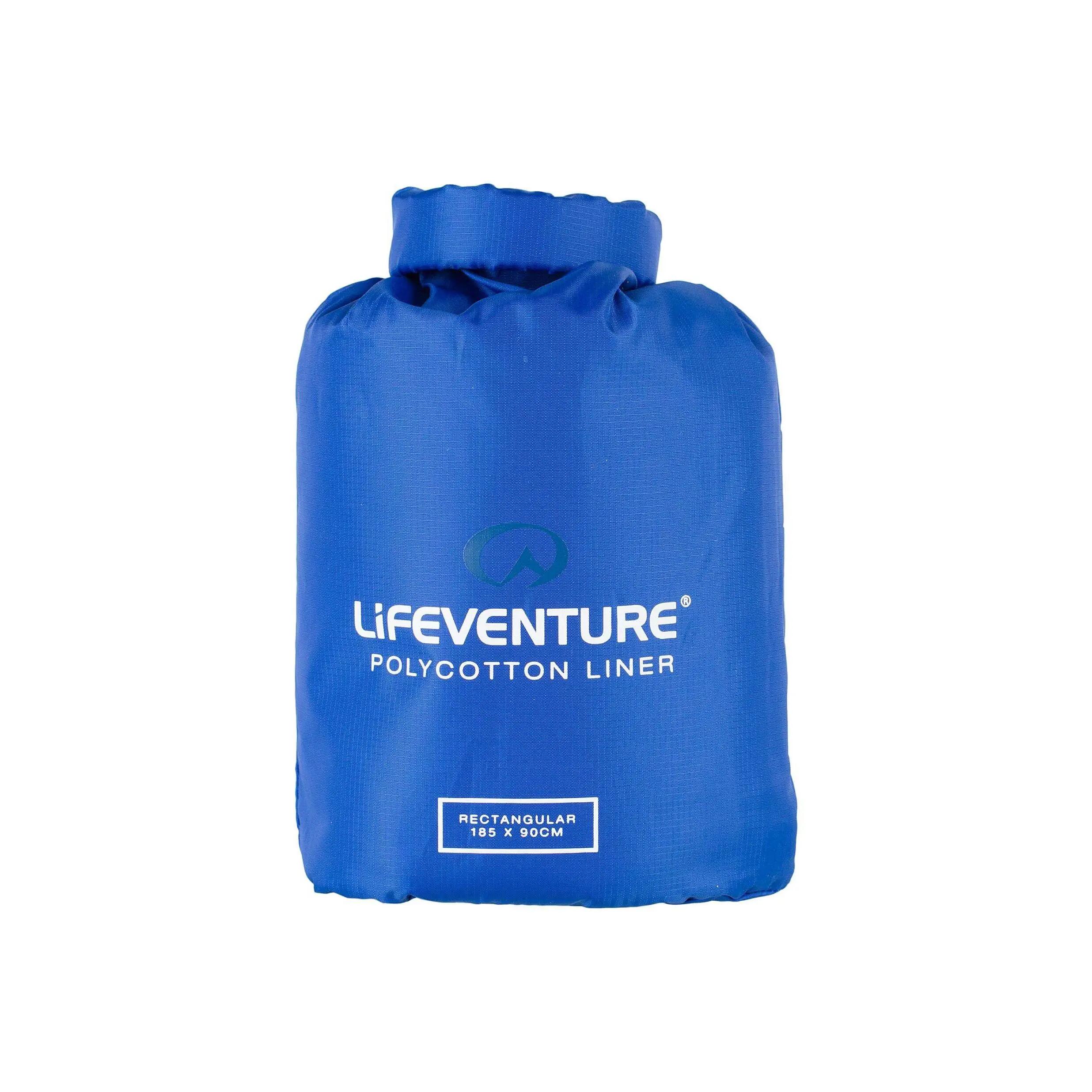 Doublure sac de couchage Lifeventure polycoton 65/35 légère 185×90 cm 2/4