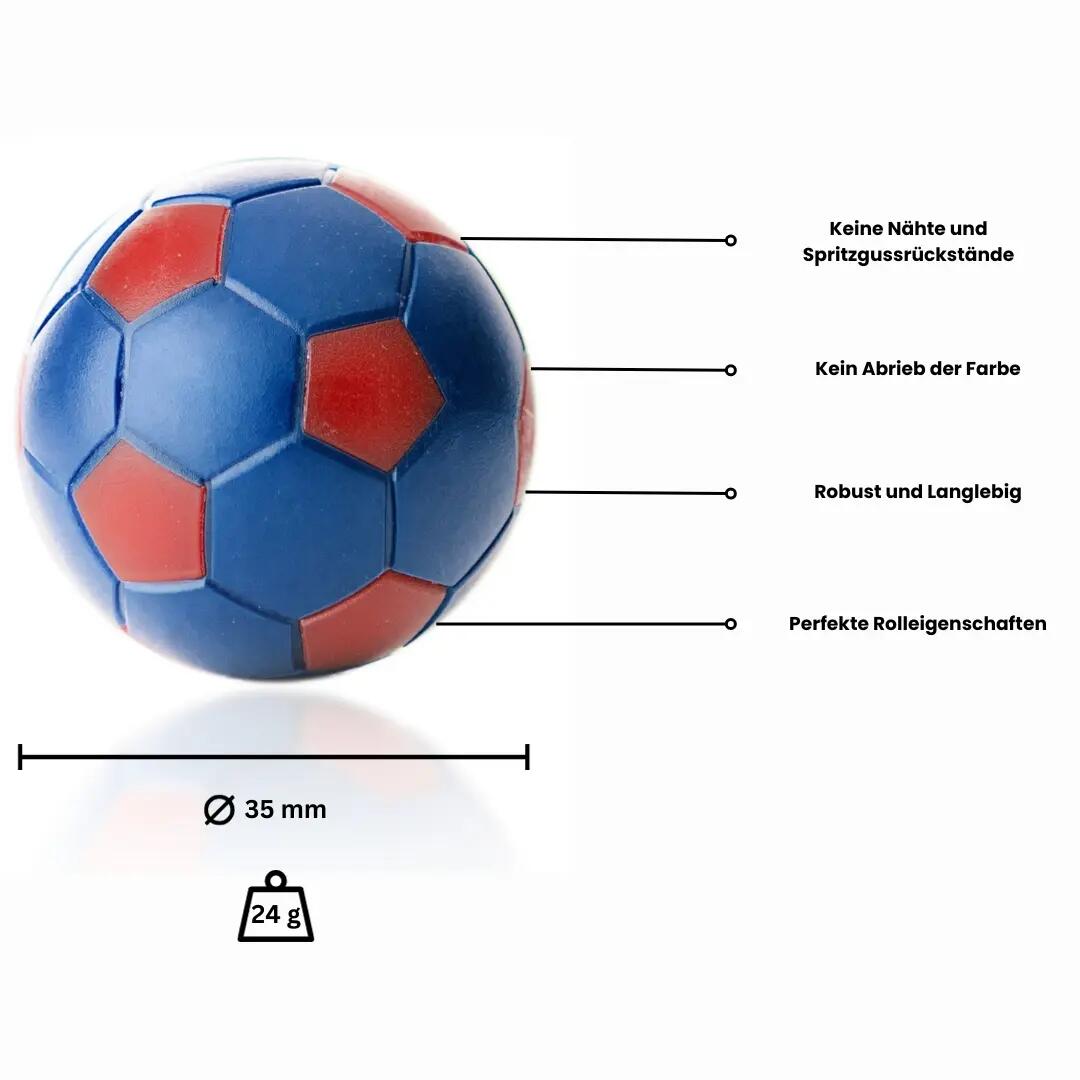 Kickerball WINSPEED-10er Set-blau/rot 3/5