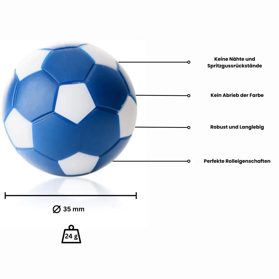 Kickerball WINSPEED-10er Set-blau/weiß 3/5