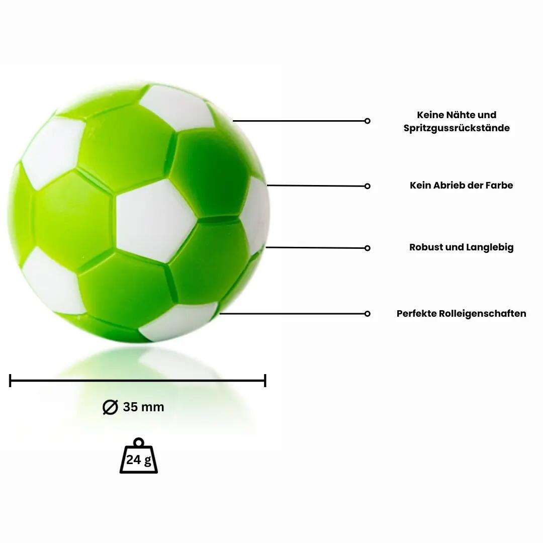 Kickerball WINSPEED-5-er Set-grün/weiß 3/5