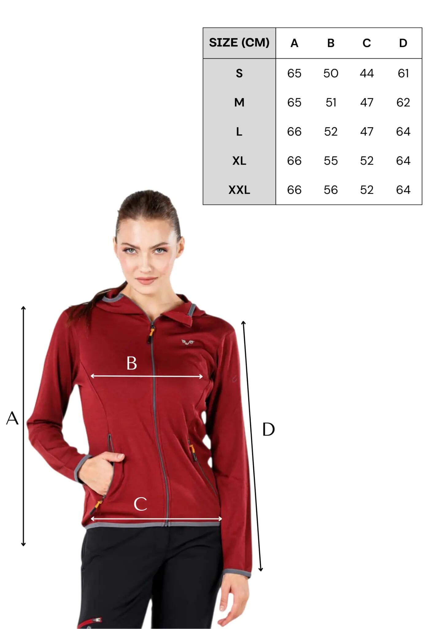 Marin - Damska Bluza z Kapturem z 100% Wełny Merino - 230 g/m² S, Zielony 2/4