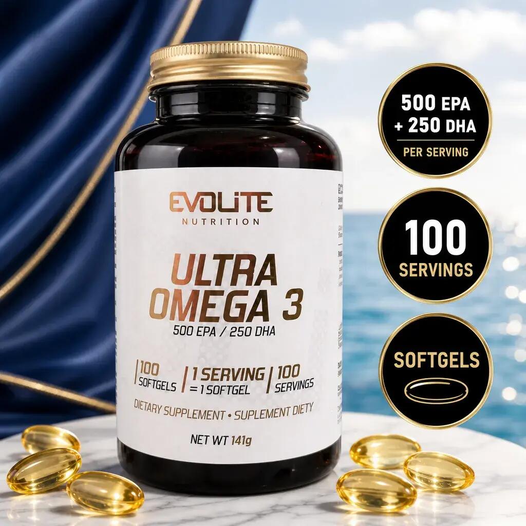 Evolite Ultra Omega 3 500EPA / 250DHA 100 Softgels