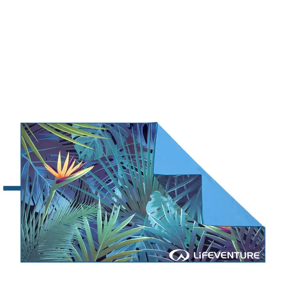 Ręcznik turystyczny Lifeventure Recycled SoftFibre Trek Towel, Tropical, Giant 3/3